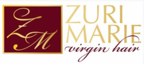 ZM ZURI MARIE VIRGIN HAIR Logo (USPTO, 12.06.2020)