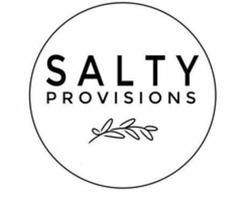 SALTY PROVISIONS Logo (USPTO, 12.09.2020)