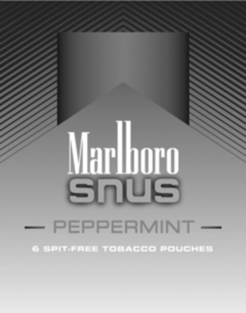 MARLBORO SNUS PEPPERMINT 6 SPIT-FREE TOBACCO POUCHES Logo (USPTO, 09.01.2009)