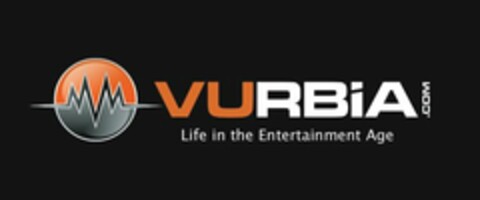 VURBIA.COM LIFE IN THE ENTERTAINMENT AGE Logo (USPTO, 23.01.2009)