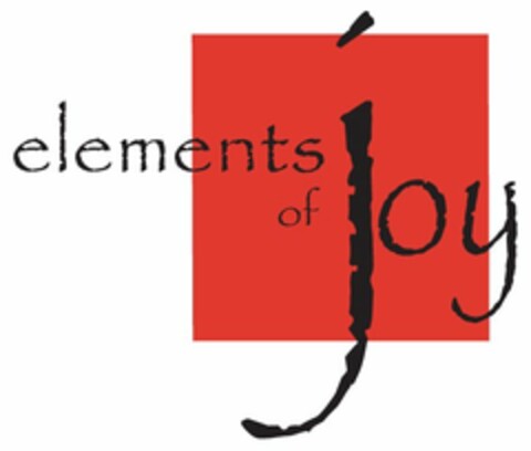 ELEMENTS OF JOY Logo (USPTO, 23.02.2009)
