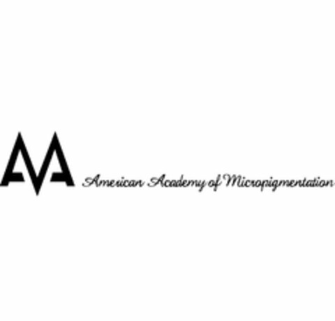 AAM AMERICAN ACADEMY OF MICROPIGMENTATION Logo (USPTO, 19.06.2009)