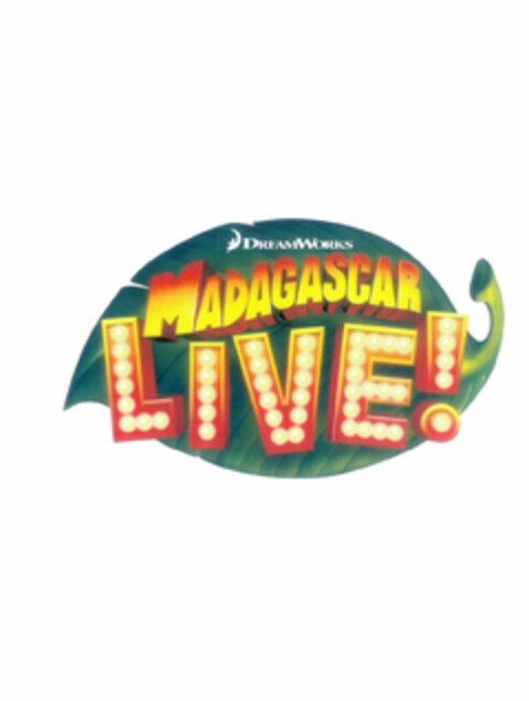 DREAMWORKS MADAGASCAR LIVE! Logo (USPTO, 08.10.2010)