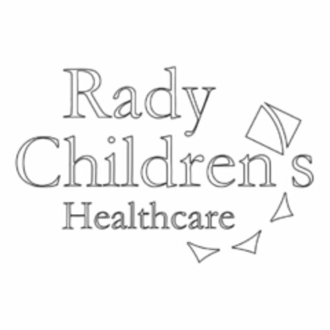 RADY CHILDRENS HEALTHCARE Logo (USPTO, 12/03/2012)