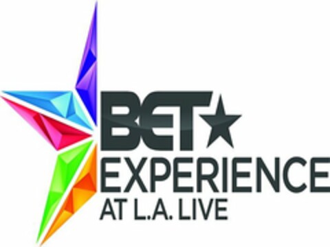 BET EXPERIENCE AT L.A. LIVE Logo (USPTO, 06/25/2013)