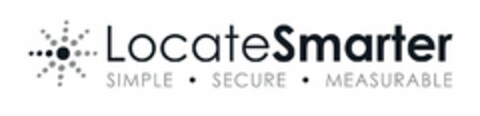 LOCATESMARTER SIMPLE · SECURE · MEASURABLE Logo (USPTO, 02.01.2014)