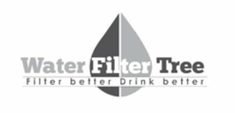 WATER FILTER TREE FILTER BETTER DRINK BETTER Logo (USPTO, 17.12.2014)