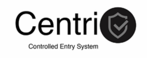 CENTRI CONTROLLED ENTRY SYSTEM Logo (USPTO, 28.04.2016)