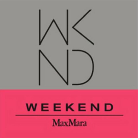 WK ND WEEKEND MAXMARA Logo (USPTO, 06.05.2016)