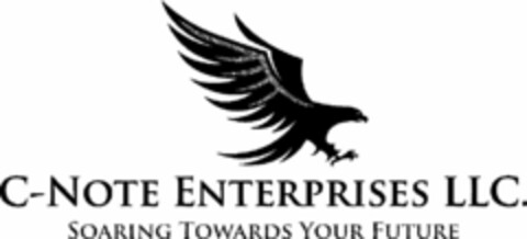 C-NOTE ENTERPRISES LLC. SOARING TOWARDSYOUR FUTURE Logo (USPTO, 11.05.2016)