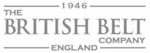 1946 THE BRITISH BELT COMPANY ENGLAND Logo (USPTO, 02.06.2016)