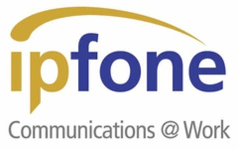 IPFONE COMMUNICATION @ WORK Logo (USPTO, 01/26/2017)