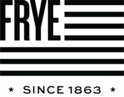 FRYE SINCE 1863 Logo (USPTO, 03/21/2017)