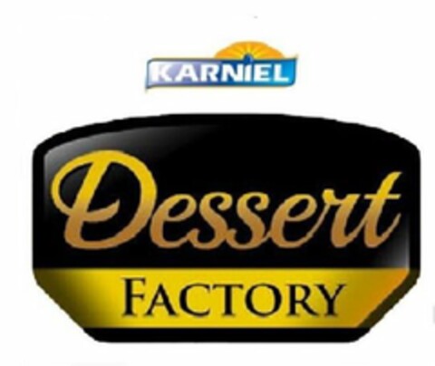 KARNIEL DESSERT FACTORY Logo (USPTO, 01/10/2018)