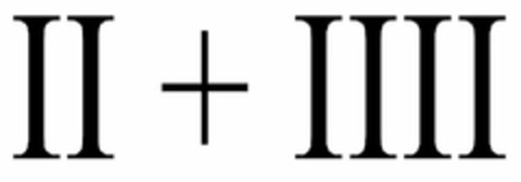 II + IIII Logo (USPTO, 17.01.2018)