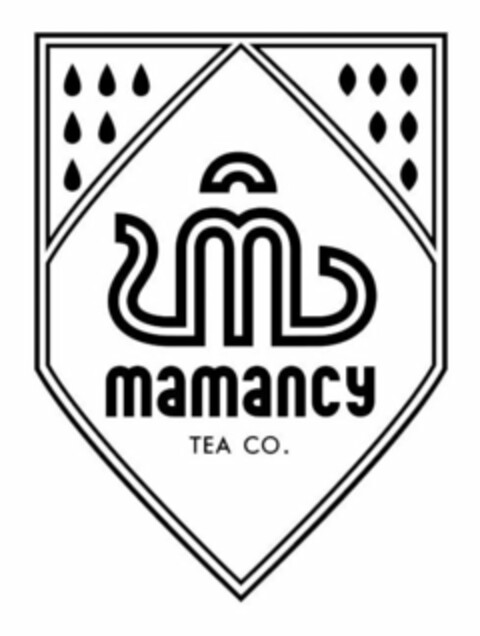 M MAMANCY TEA CO. Logo (USPTO, 22.02.2018)