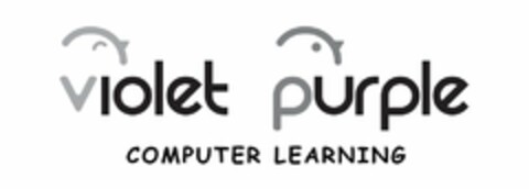 VIOLET PURPLE COMPUTER LEARNING Logo (USPTO, 24.04.2018)