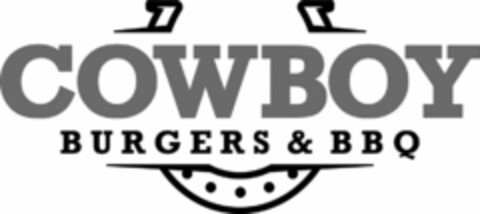 COWBOY BURGERS & BBQ Logo (USPTO, 20.07.2018)