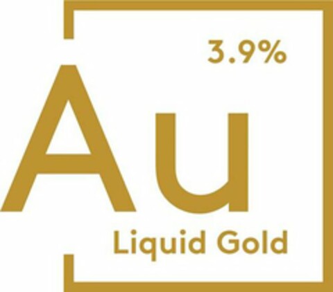 AU LIQUID GOLD 3.9% Logo (USPTO, 21.08.2018)