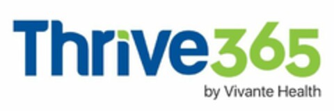 THRIVE 365 BY VIVANTE HEALTH Logo (USPTO, 10.11.2018)
