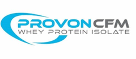 PROVON CFM WHEY PROTEIN ISOLATE Logo (USPTO, 12/17/2018)