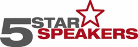 5 STAR SPEAKERS Logo (USPTO, 15.03.2019)