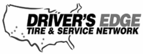 DRIVER'S EDGE TIRE & SERVICE NETWORK Logo (USPTO, 11/26/2019)