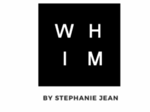 WHIM BY STEPHANIE JEAN Logo (USPTO, 12/12/2019)