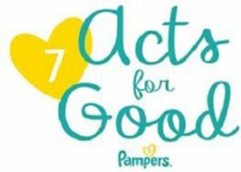 7 ACTS FOR GOOD PAMPERS Logo (USPTO, 13.04.2020)