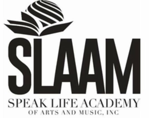 SLAAM SPEAK LIFE ACADEMY OF ARTS AND MUSIC, INC Logo (USPTO, 30.07.2020)