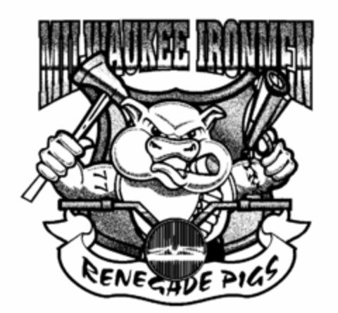 MILWAUKEE IRONMEN RENEGADE PIGS 77 Logo (USPTO, 05/20/2009)