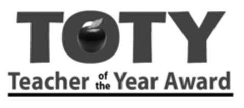 TOTY TEACHER OF THE YEAR AWARD Logo (USPTO, 12/07/2009)