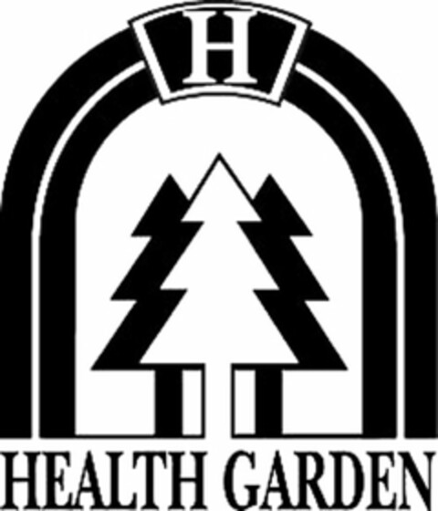 H HEALTH GARDEN Logo (USPTO, 07.01.2010)