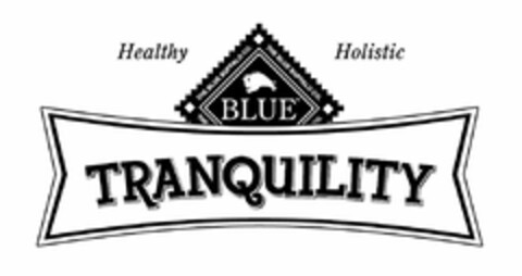 THE BLUE BUFFALO CO. BLUE TRANQUILITY HEALTHY HOLISTIC Logo (USPTO, 22.03.2010)