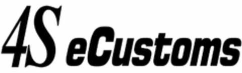 4S ECUSTOMS Logo (USPTO, 24.05.2010)