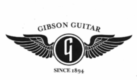 GIBSON GUITAR G SINCE 1894 Logo (USPTO, 07/21/2010)