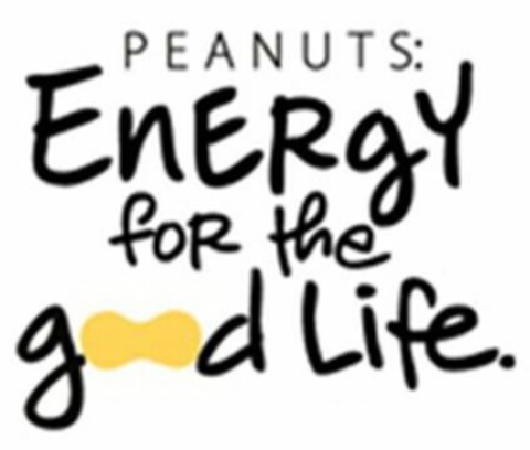 PEANUTS: ENERGY FOR THE GOOD LIFE. Logo (USPTO, 03/06/2011)