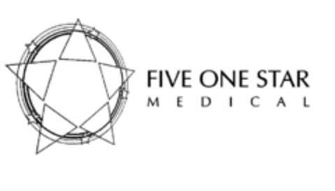 FIVE ONE STAR MEDICAL Logo (USPTO, 15.08.2011)
