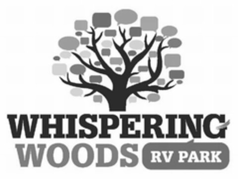WHISPERING WOODS RV PARK Logo (USPTO, 19.10.2011)