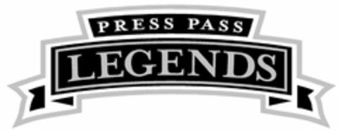 PRESS PASS LEGENDS Logo (USPTO, 07.11.2011)