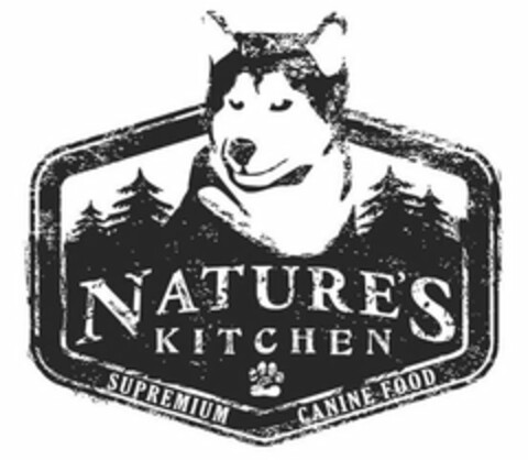 NATURE'S KITCHEN SUPREMIUM CANINE FOOD Logo (USPTO, 27.12.2011)