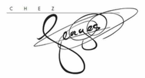 C H E Z GEORGES PERRIER Logo (USPTO, 15.05.2012)