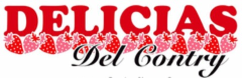 DELICIAS DEL CONTRY Logo (USPTO, 15.05.2012)