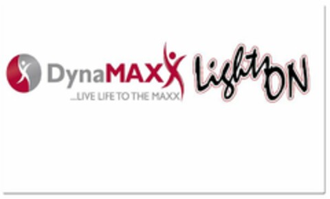 DYNAMAXX ... LIVE LIFE TO THE MAXX LIGHTS ON Logo (USPTO, 06/27/2012)