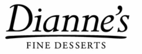 DIANNE'S FINE DESSERTS Logo (USPTO, 20.03.2013)