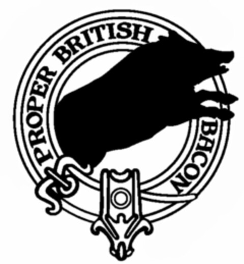 PROPER BRITISH BACON Logo (USPTO, 08/14/2013)