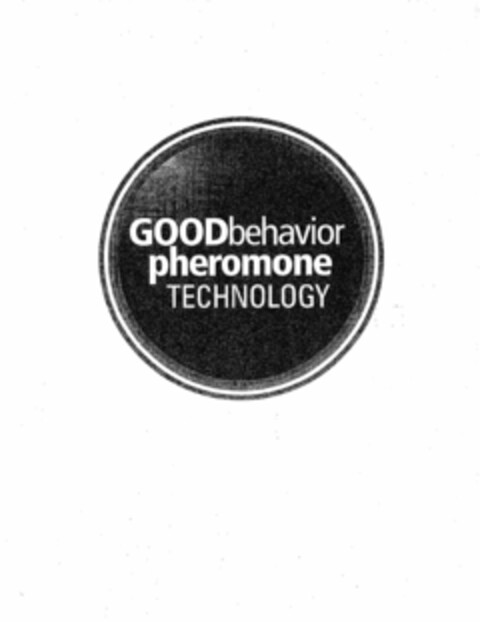 GOODBEHAVIOR PHEROMONE TECHNOLOGY Logo (USPTO, 13.12.2013)