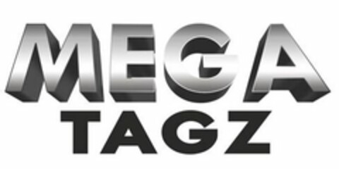 MEGA TAGZ Logo (USPTO, 03/25/2014)