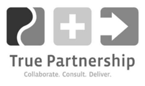 TRUE PARTNERSHIP COLLABORATE. CONSULT. DELIVER. Logo (USPTO, 25.08.2014)