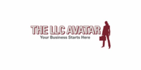 THE LLC AVATAR YOUR BUSINESS STARTS HERE Logo (USPTO, 09/30/2014)